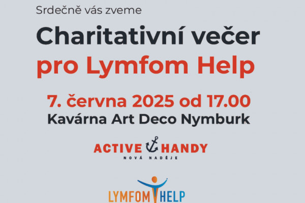 Charitativní večer pro Lymfom Help