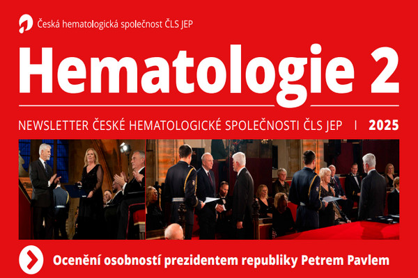 Newsletter České hematologické společnosti ČLS JEP: Novinky, ocenění i klíčové změny, které by vám neměly uniknout