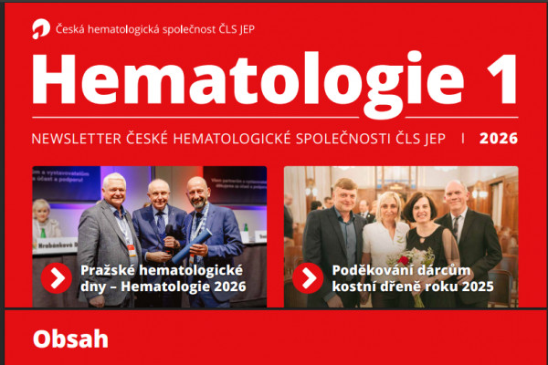 HEMATOLOGIE-online.cz v Newsletteru České hematologické společnosti